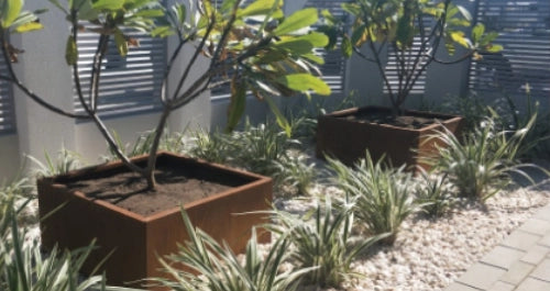 Planter Boxes | Weathering Steel | Australian Landscape Supplies
