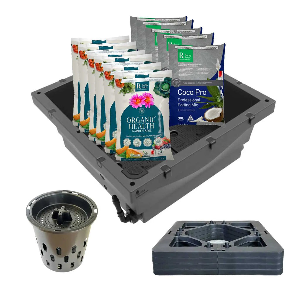 Foodcube Raised Garden Wicking Bed & Rocky Point Bundle - Australian Landscape Supplies