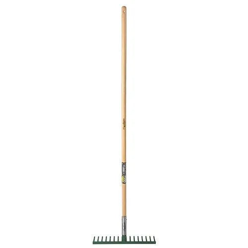 16 Tooth Timber Handle Rake - Cyclone | Australian Landscape Supplies