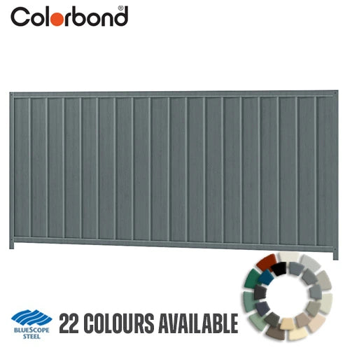 Colorbond Steel Fence Kit - 2400 x 1200mm