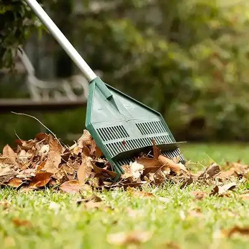 1550mm Great Aussie Extra Wide Super Rake in use - Cyclone | Australian Landscape Supplies