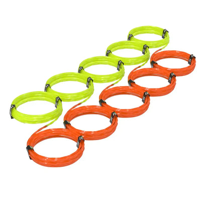 EGO POWER+ Dual Colour Pre-Cut 2.4mm Twisted Trimmer Line –
5 PACK (20M TOTAL)