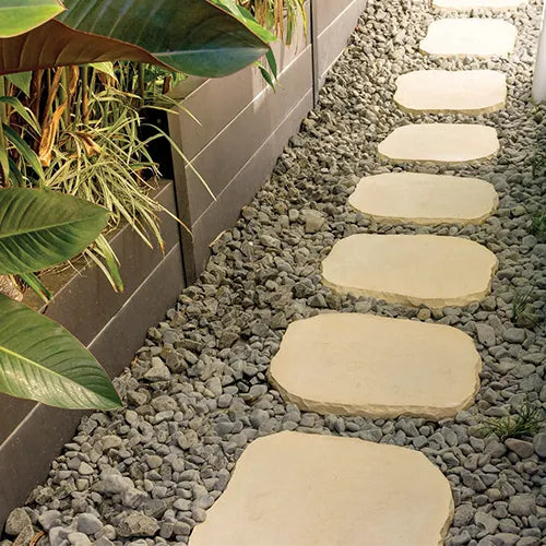 Babylon Sands Concrete Stepping Stone for Gardens and Landscaping - Edenstone | Australian Landscape Supplies