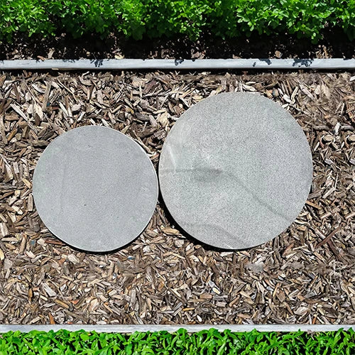 Bluestone Circular Stepping Stones in Garden Now Available from Australian Landscape Supplies