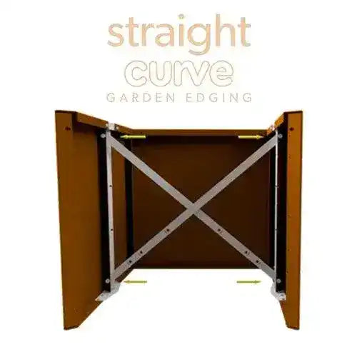 Universal Cross Bracing Strap for Zero-Flex Garden Beds - Straightcurve - Australian Landscape Supplies