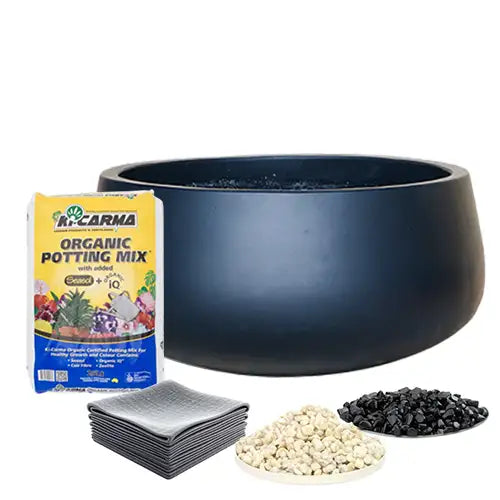 Ultimate Pot Bundle - Cement Lite Bowl Available from Australian Landscape Supplies