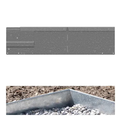 Corner Piece for 150mm Garden Edging Galvanised Steel - Straightcurve | Garden Edging | Australian Landscape Supplies