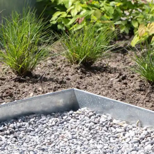 Corner Piece for Garden Edging Galvanised Steel - Straightcurve | Garden Edging | Australian Landscape Supplies