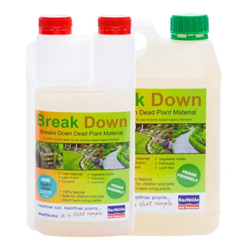 Break Down - Organic Residue Accelerator | Earthlife | Dead Plant Decomposer | Australian Landscape Supplies