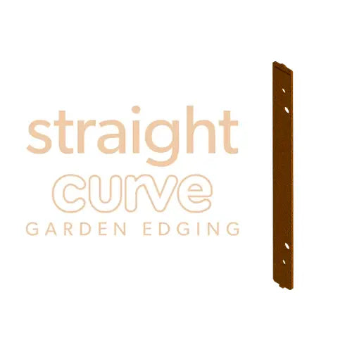 400mm Zero-Flex Rib Piece for Steel Garden Beds - Straightcurve - Australian Landscape Supplies