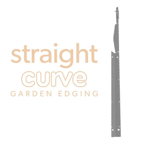 Zero-Flex Straight Joiner Piece for Steel Garden Edging - Galvanised Steel - Straightcurve | Australian Landscape Supplies