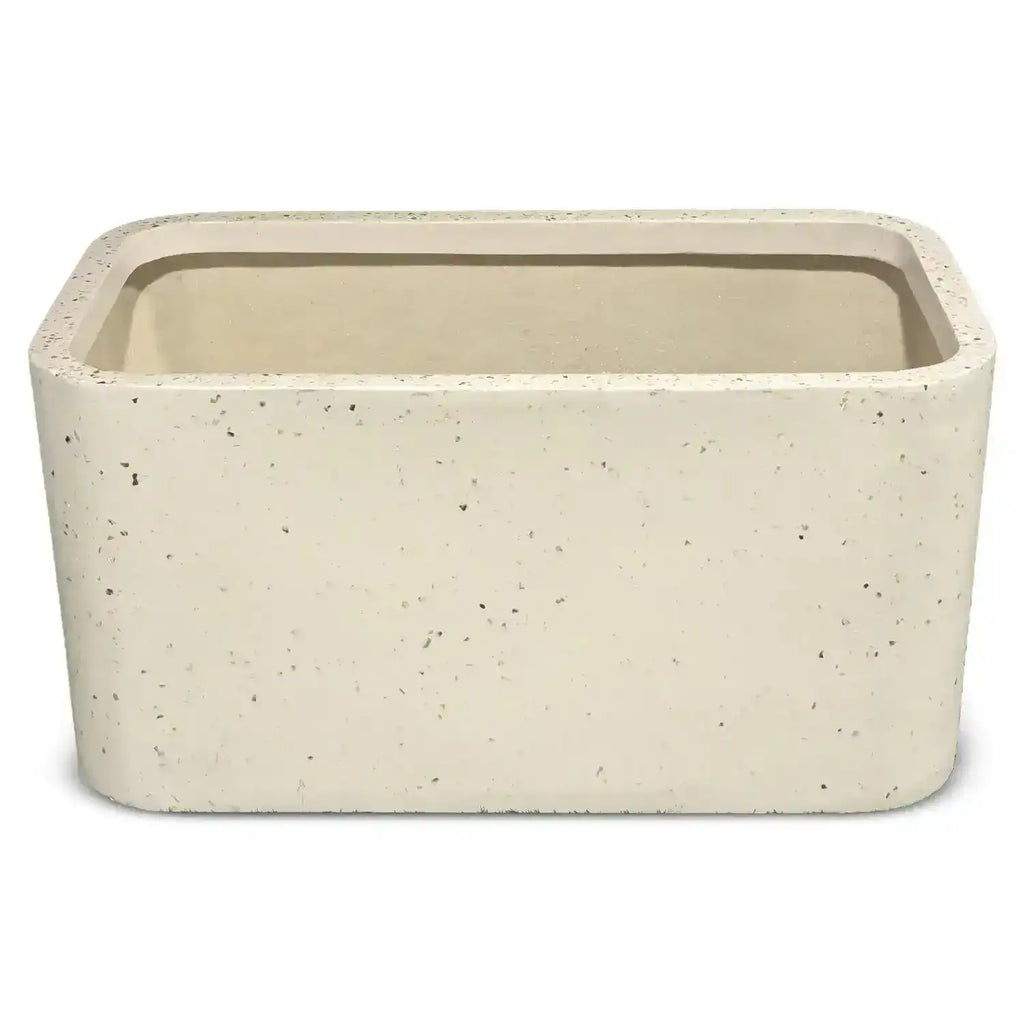 Firenze Trough - Sea White Terrazzo - Australian Landscape Supplies