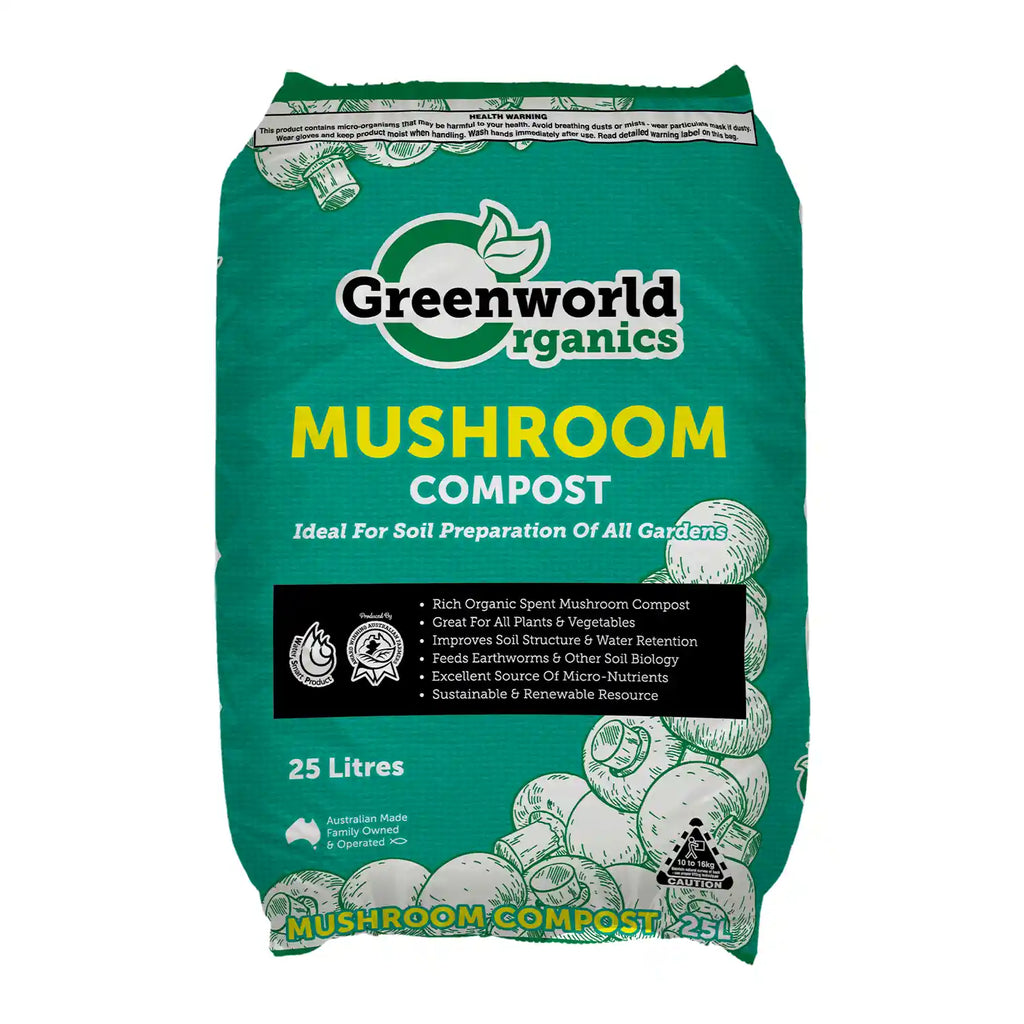 Mushroom Compost | Greenworld Organics Available from Australian Landscape Supplies