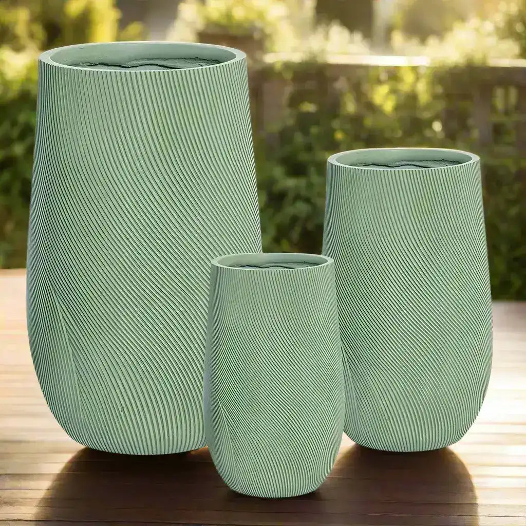 Helix U Pot - Green - Australian Landscape Supplies