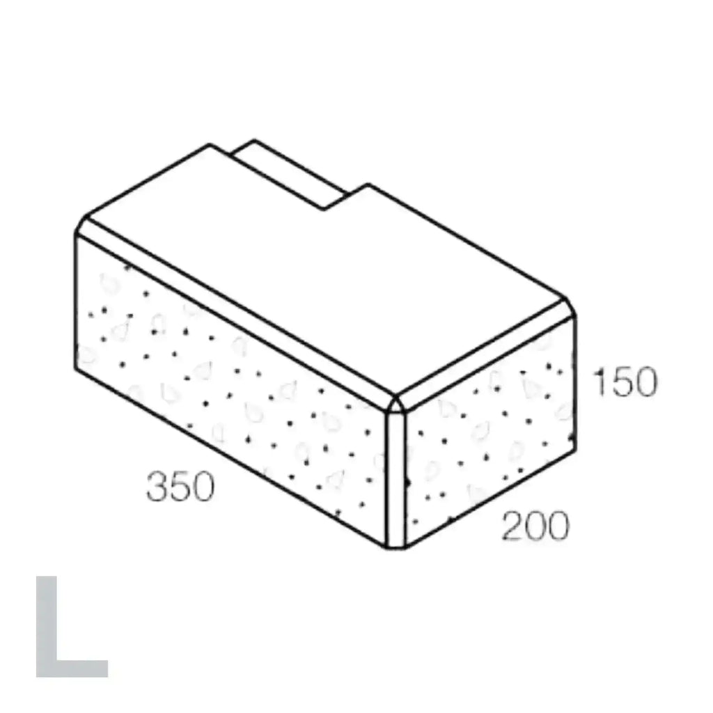 Corner Rvt Block Linearwall Corner Block | Australian Landscape Supplies