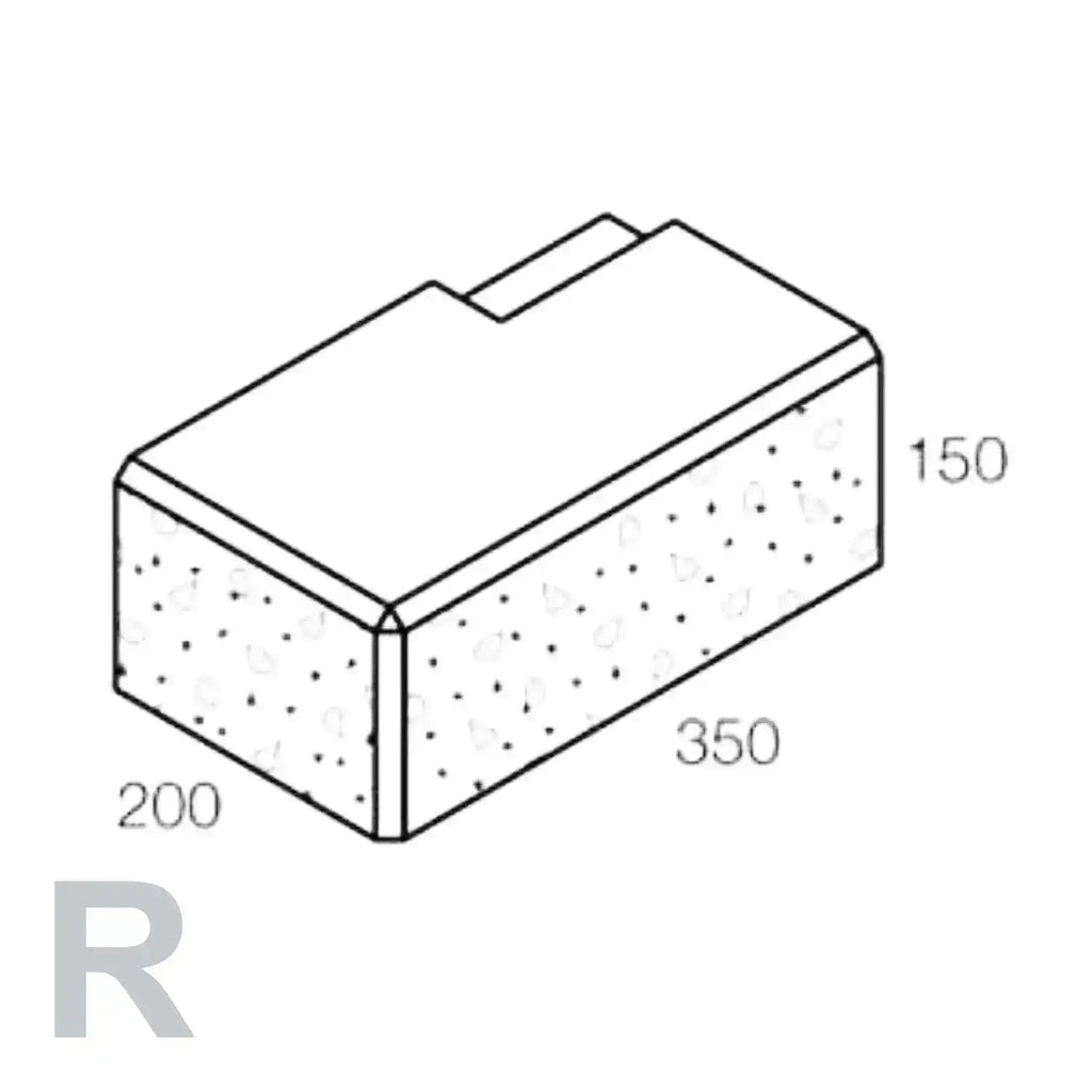 Corner Rvt Block Linearwall Corner Block | Australian Landscape Supplies
