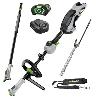 EGO POWER+ 56V Brushless Multi-Tool Power Head with Carbon Fibre Shaft 2pce Attachment KIT.