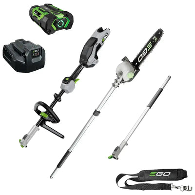 EGO POWER+ 56V Brushless Multi-Tool Power Head with Carbon Fibre Shaft 2pce Attachment KIT