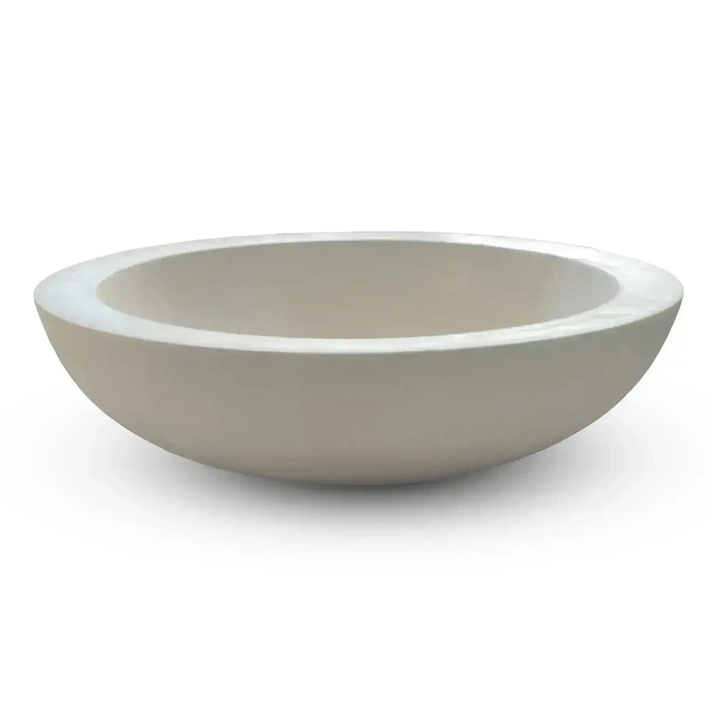 Montague Lightweight Fibreglass Bowl - Pure White - Australian Landscape Supplies