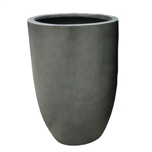 Lightweight Fibreglass Chambers U Pot - Dark Grey Available from Australian Landscape Supplies