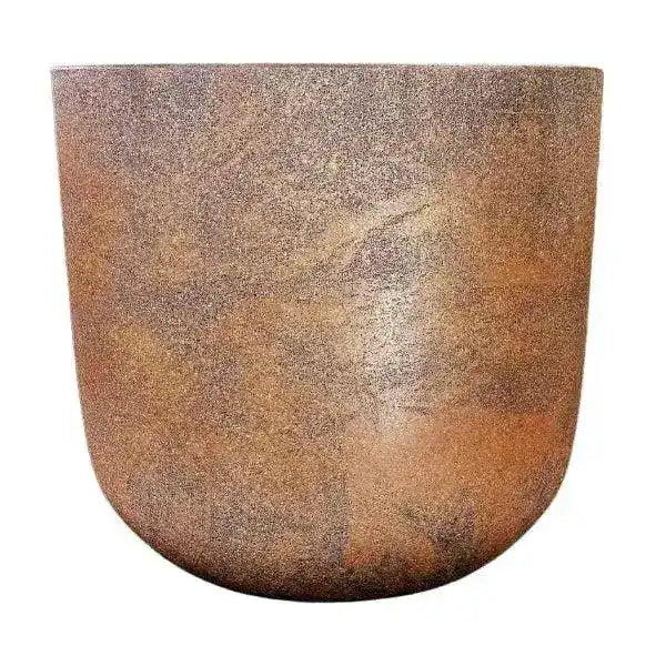 Ellie Lightweight Fibreglass Pot - Rust - Australian Landscape Supplies