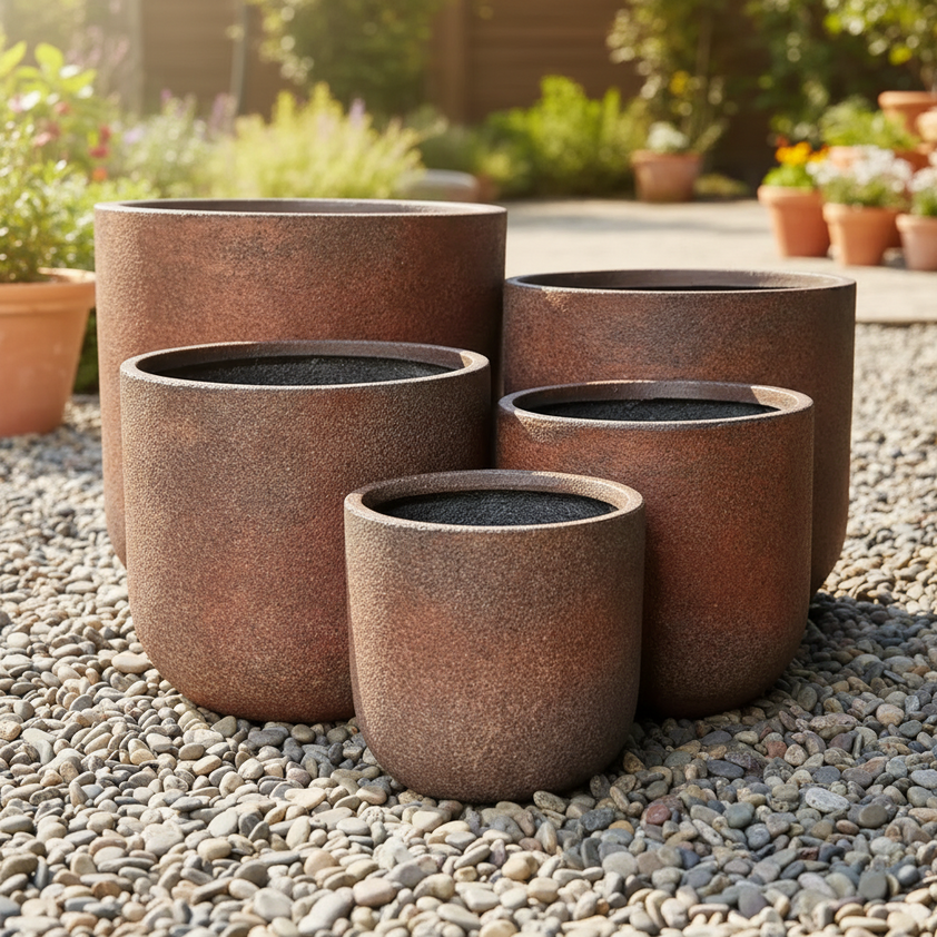 Ellie Fibreglass Pot – Australian Landscape Supplies
