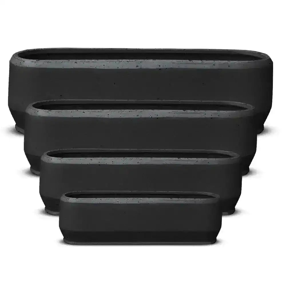 Gehry Trough - Black - Australian Landscape Supplies