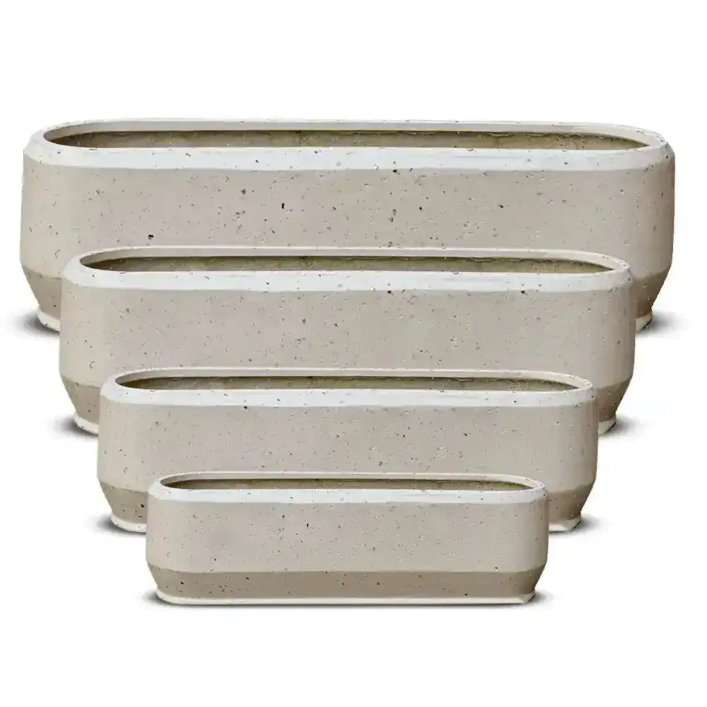 Gehry Trough - Sea White Terrazzo - Australian Landscape Supplies
