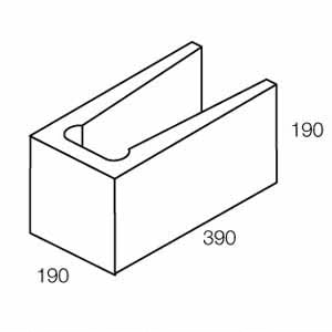 20.18 (Deep Lintel) Grey Blocks - Australian Landscape Supplies