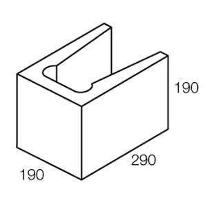 20.25 (3/4 Lintel) Grey Blocks - Australian Landscape Supplies