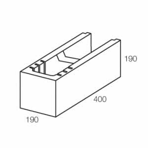 20.21SB Speed Blox Corner Grey Blocks - Australian Landscape Supplies
