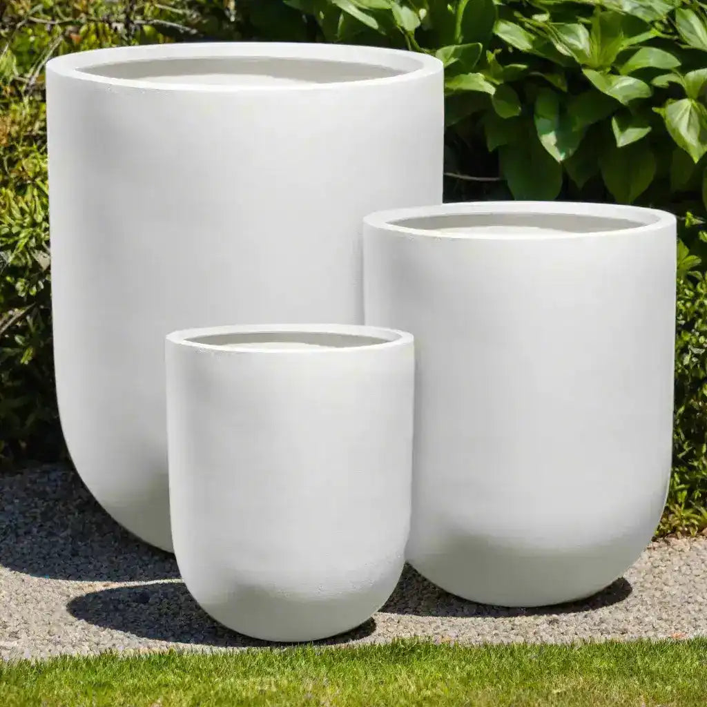 Normandy Pot - Pure White - Large Pot - Australian Landscape Supplies