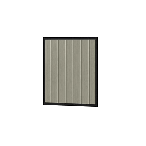 Colorbond Steel Fence Gate - 930 x 1200mm with Satin Black Frame | Oxworks Available from Australian Landscape Supplies