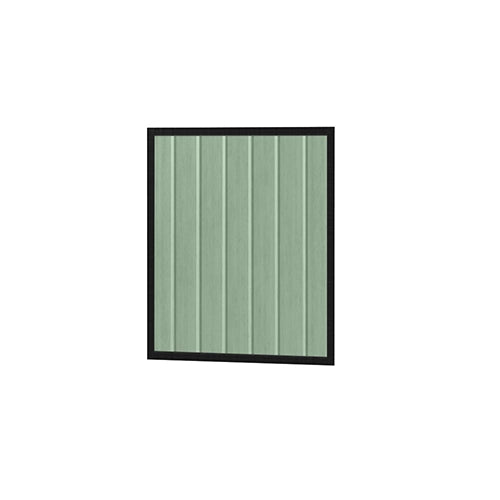 Colorbond Steel Fence Gate - 930 x 1200mm with Satin Black Frame | Oxworks Available from Australian Landscape Supplies