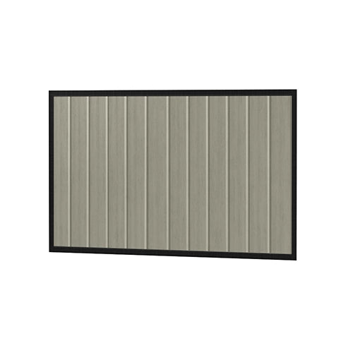 Colorbond Steel Fence Gate - 1720 x 1200mm with Satin Black Frame | Oxworks Available from Australian Landscape Supplies
