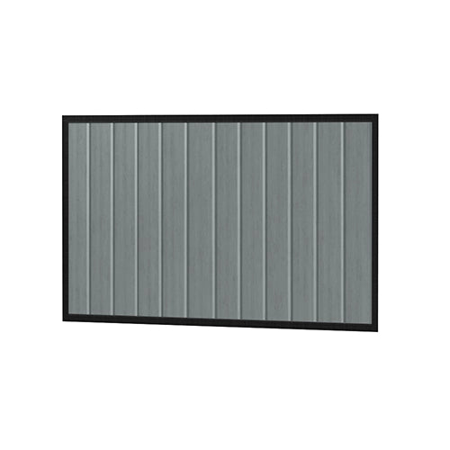 Colorbond Steel Fence Gate - 1720 x 1200mm with Satin Black Frame | Oxworks Available from Australian Landscape Supplies
