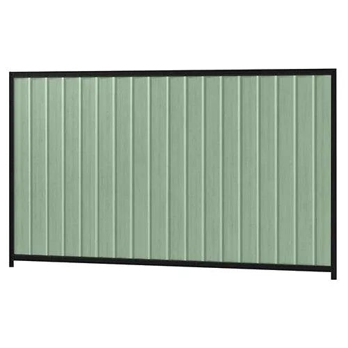 Colorbond Steel Fence Kit - 2400 x 1500mm with Satin Black Frame | Oxworks