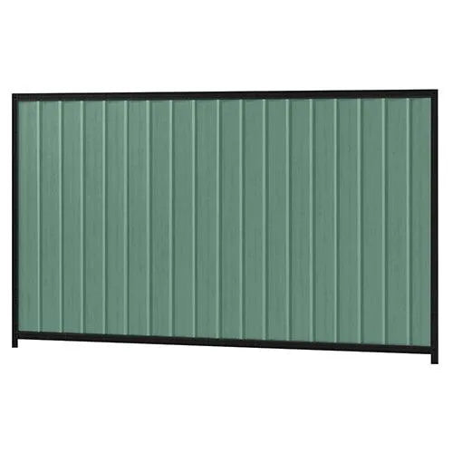 Colorbond Steel Fence Kit - 2400 x 1500mm with Satin Black Frame | Oxworks