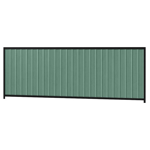 Colorbond Steel Fence Kit - 3180 x 1200mm with Satin Black Frame | Oxworks