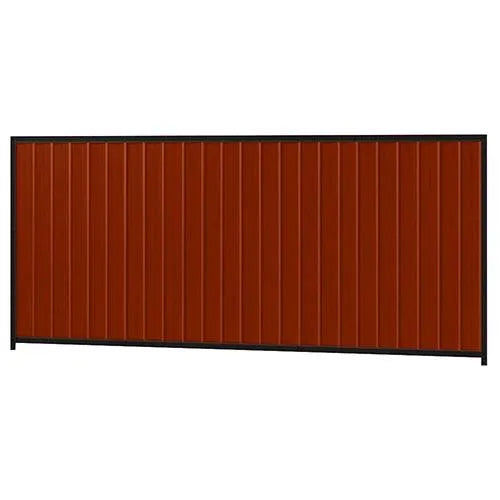 Colorbond Steel Fence Kit - 3180 x 1500mm with Satin Black Frame - Australian Landscape Supplies