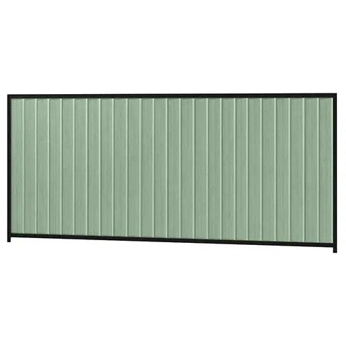 Colorbond Steel Fence Kit - 3180 x 1500mm with Satin Black Frame - Australian Landscape Supplies
