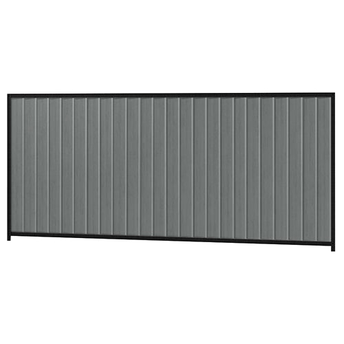 Colorbond Steel Fence Kit - 3180 x 1500mm with Satin Black Frame | Oxworks