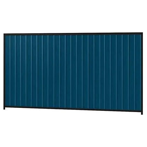 Colorbond Steel Fence Kit - 3180 x 1800mm with Satin Black Frame - Australian Landscape Supplies