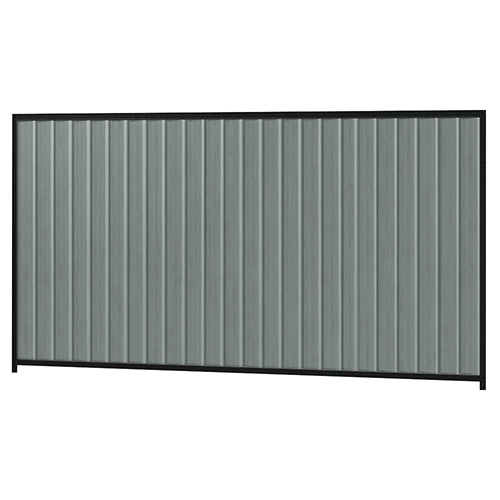 Colorbond Steel Fence Kit - 3180 x 1800mm with Satin Black Frame | Oxworks