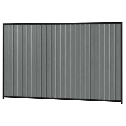 Colorbond Steel Fence Kit - 3180 x 2100mm with Satin Black Frame | Oxworks