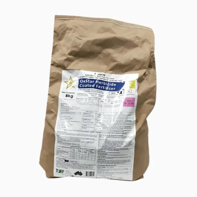 OxStar Lawn Fertiliser & Weed Preventer 8kg - Australian Lawn Concepts - Australian Landscape Supplies