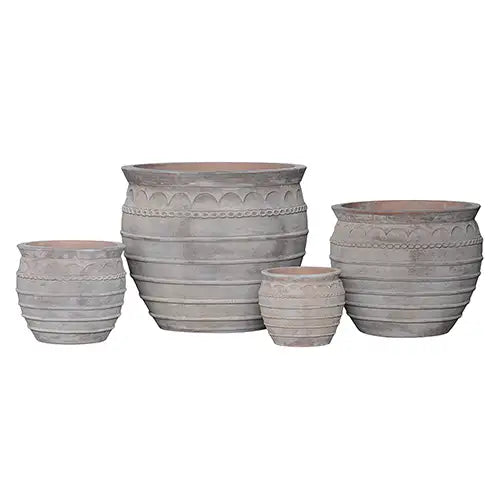 Palermo Sicilian Belly Pot - Rustic Patina Available from Australian Landscape Supplies