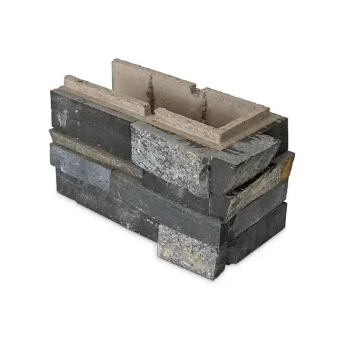  Right Corner Pentablock 363 x 165 x 205 Newcastle (Limestone) Modular Concrete Sleeper Block