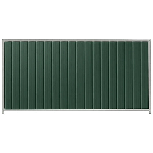 PermaSteel Colorbond Fence Kit in the size of 2.35m x 1.5m with Caulfield Green Infill and Shale Grey Frame | Available at Australian Landscape Supplies