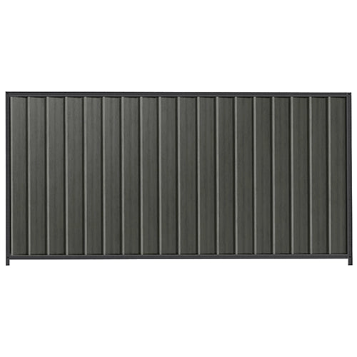 PermaSteel Colorbond Fence Kit in the size of 2.35m x 1.5m with Slate Grey Infill and Monolith Frame | Available at Australian Landscape Supplies